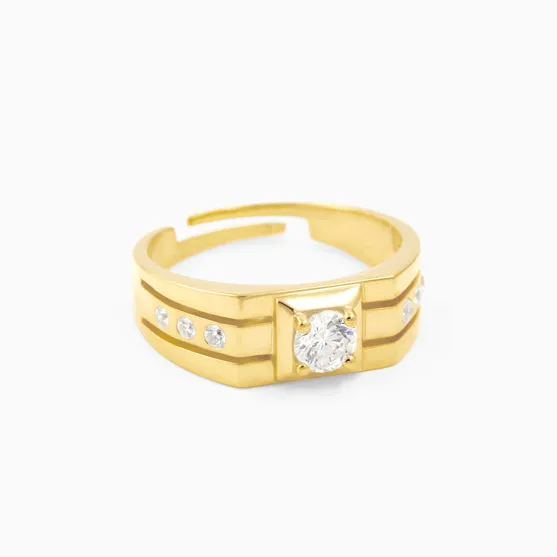Men's Solitary Sliver Ring