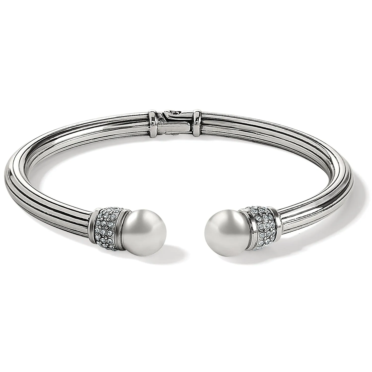 Meridian Open Hinged Bangle Bracelet