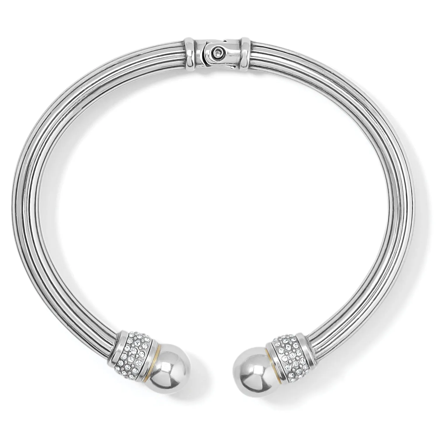 Meridian Open Hinged Bangle Bracelet