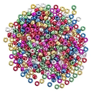 Metallic Pony Beads (1/2 lb)