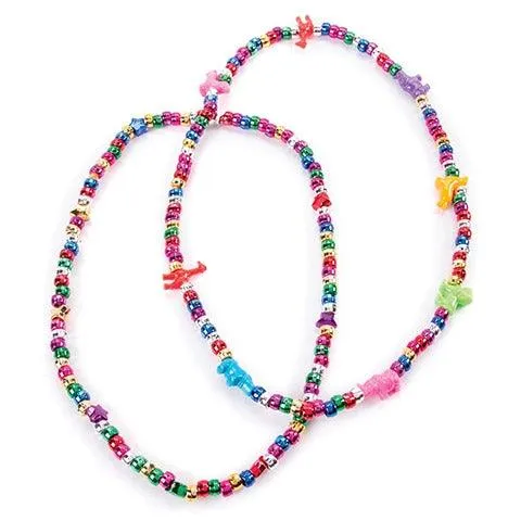 Metallic Pony Beads (1/2 lb)