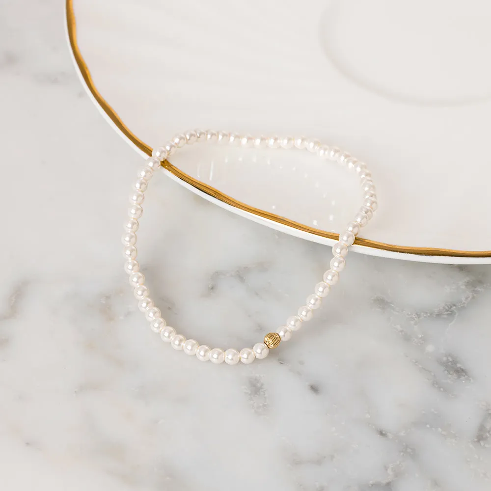 Mini Pearl Stretchy Bracelet
