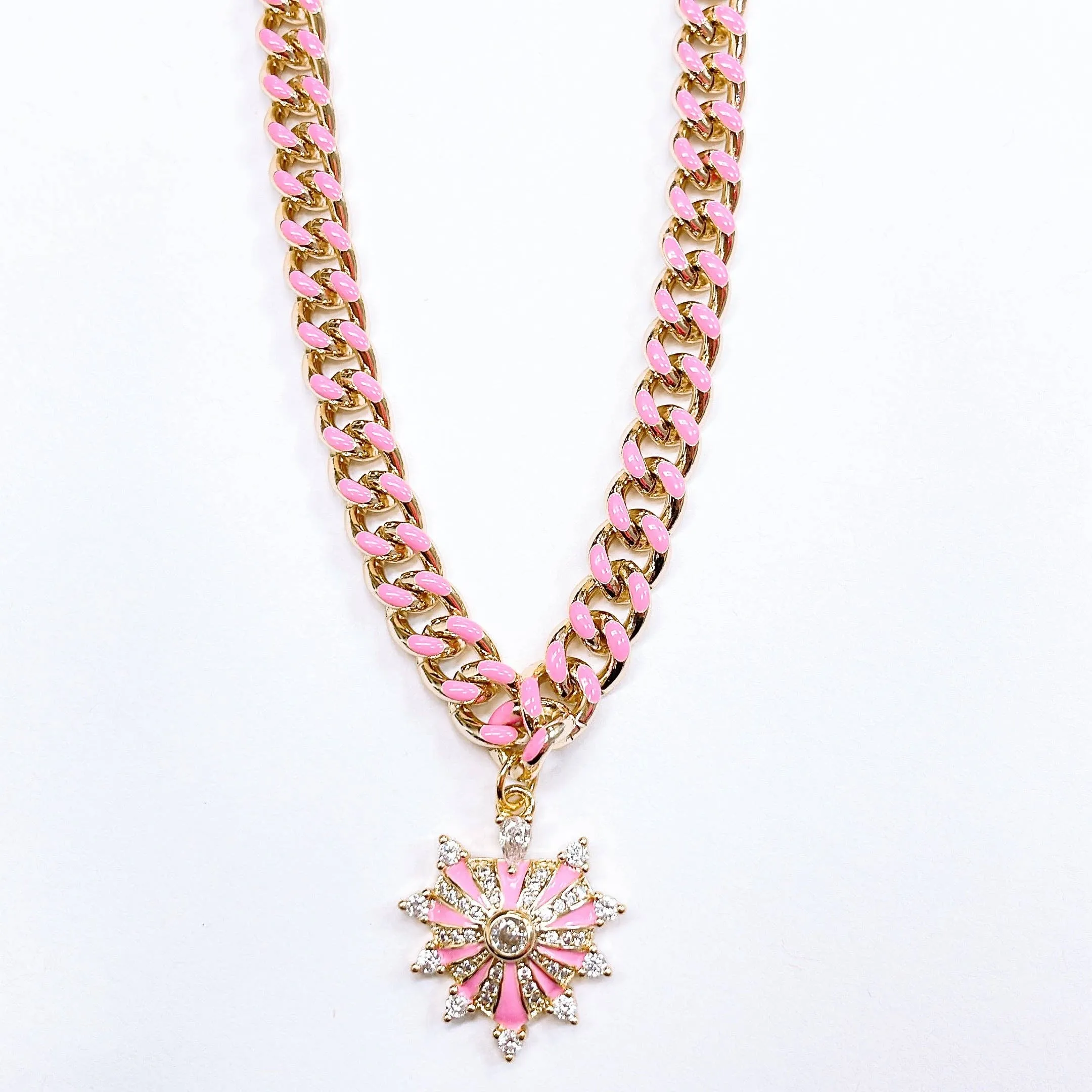 Misty heart pendant necklace