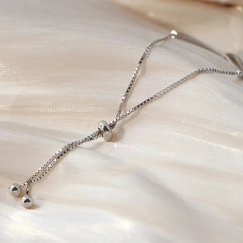 Modern Luxury Crystal Bowknot Bracelet for Women Fashion Simple Adjustable Jewelry Accessory