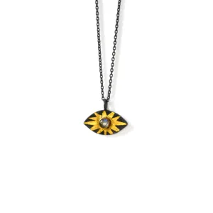 Moonstone Evil Eye Pendant