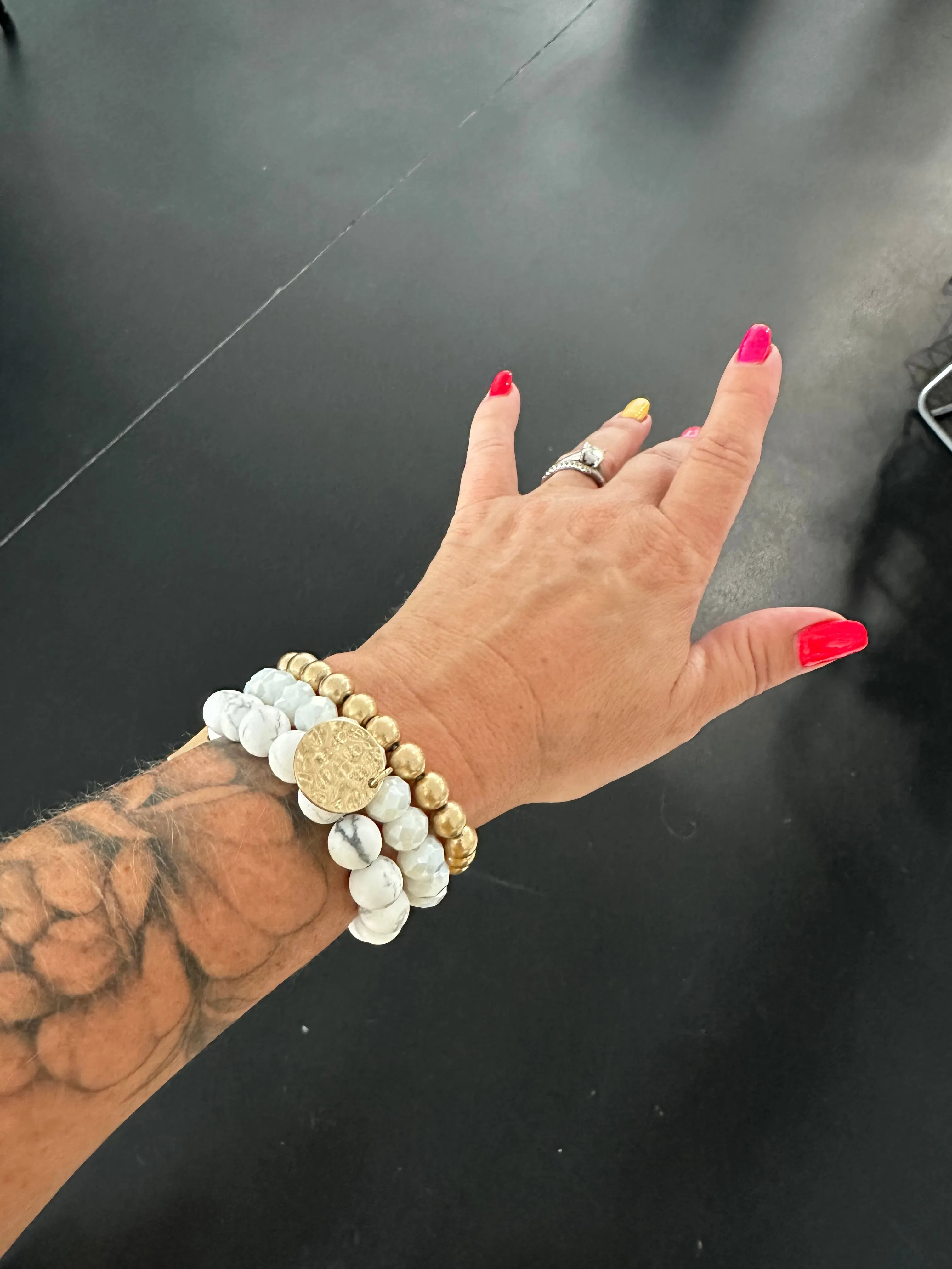 Multi-band Beaded Bracelet
