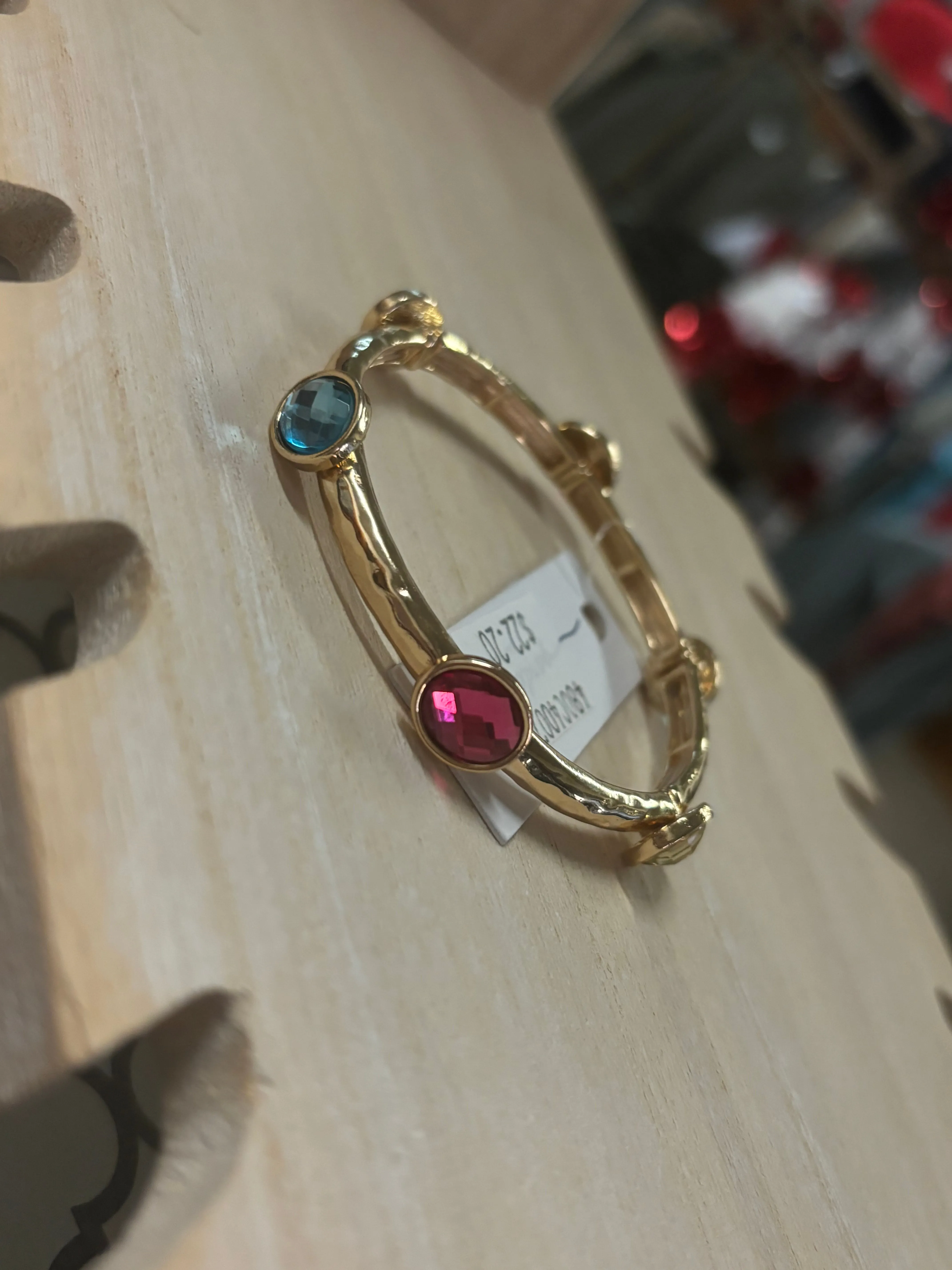 Multi Colored Gold Bracelet