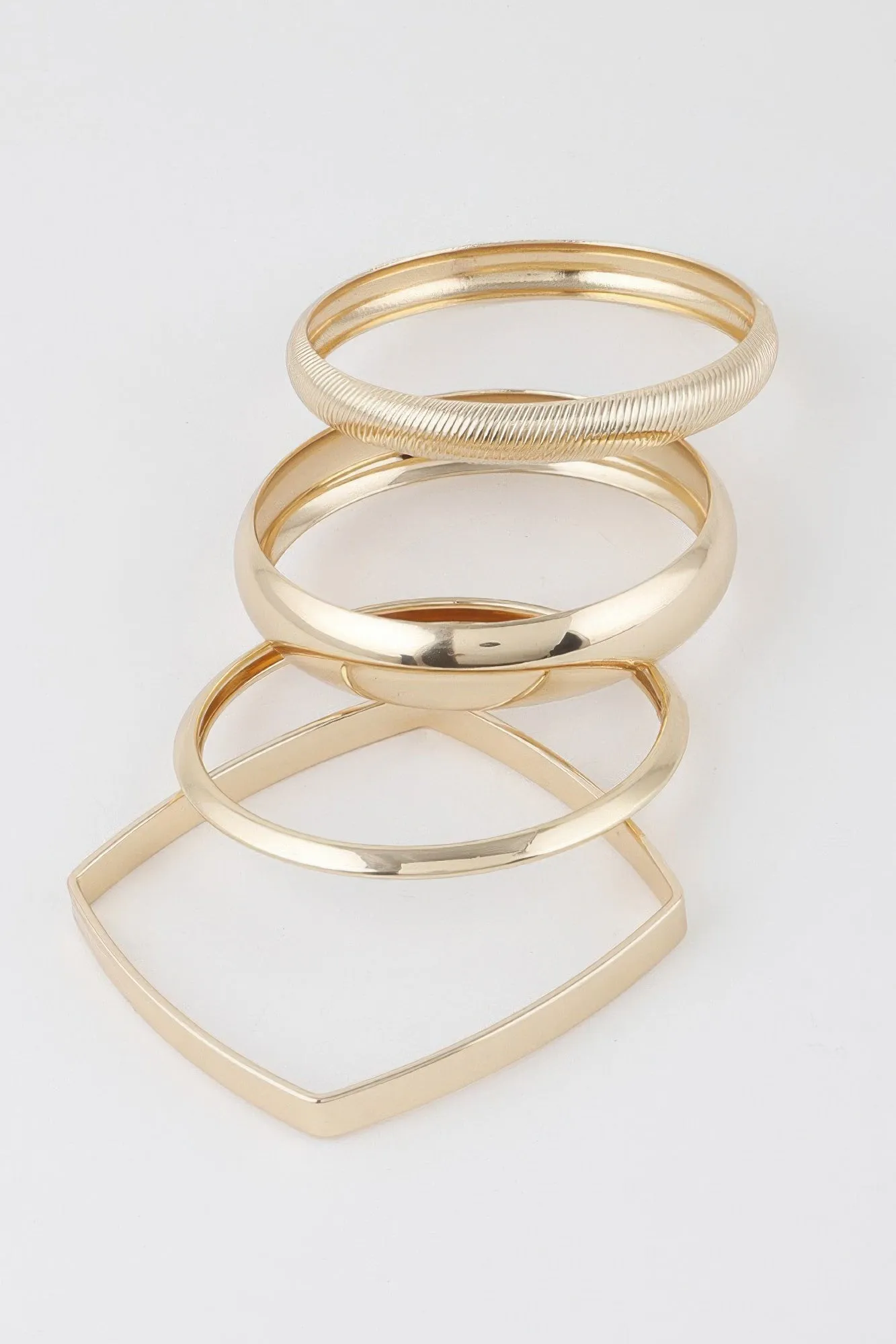 Multi Shiny Silver Layer Bracelet
