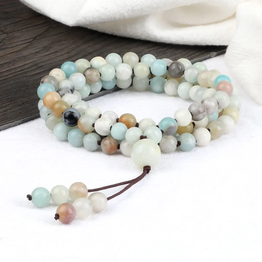 Natural Sandstone Bracelets  Necklace Women Shiny Crystal Quartz Handmade Energy Jewelry