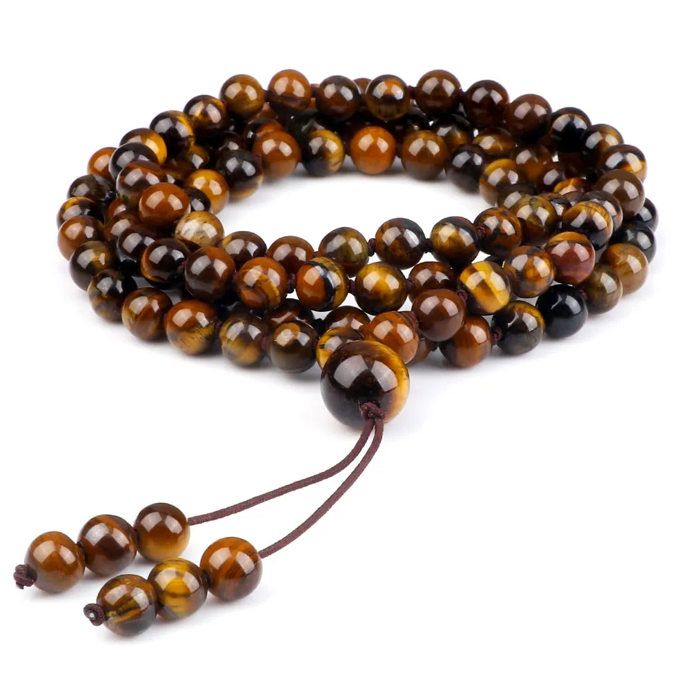 Natural Sandstone Bracelets  Necklace Women Shiny Crystal Quartz Handmade Energy Jewelry