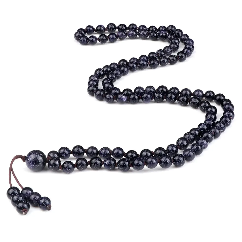Natural Sandstone Bracelets  Necklace Women Shiny Crystal Quartz Handmade Energy Jewelry