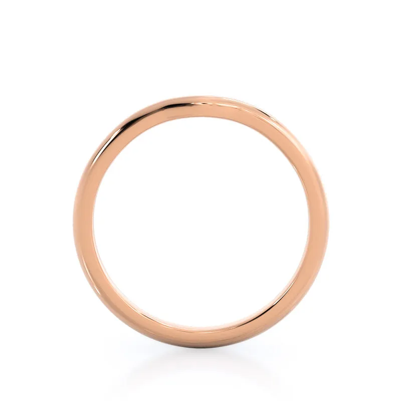 Noveau Wedding Band