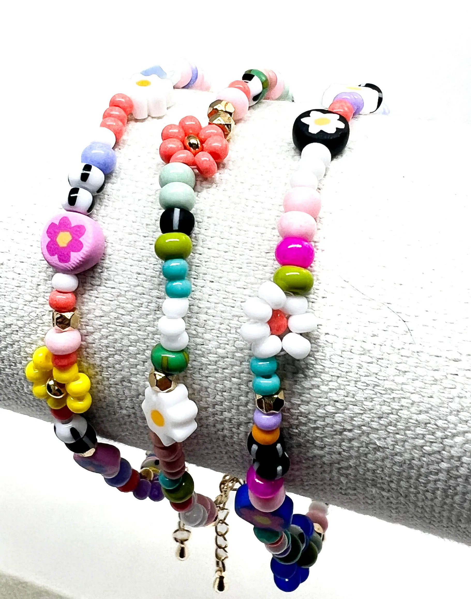 Oopsie Daisy Beaded Bracelets