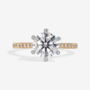 ORION 1.70ct | Round Solitaire Lab Diamond Set in 18ct Gold