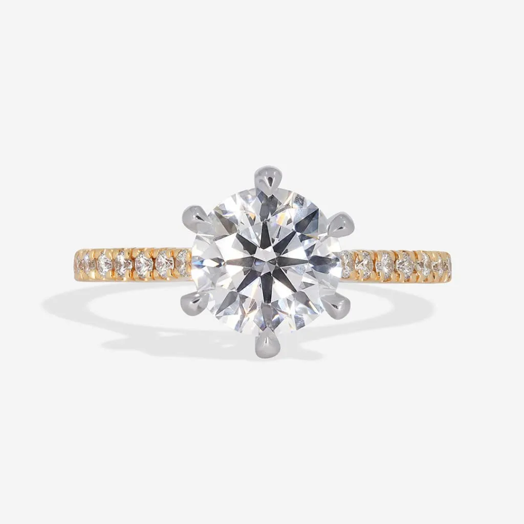 ORION 1.70ct | Round Solitaire Lab Diamond Set in 18ct Gold