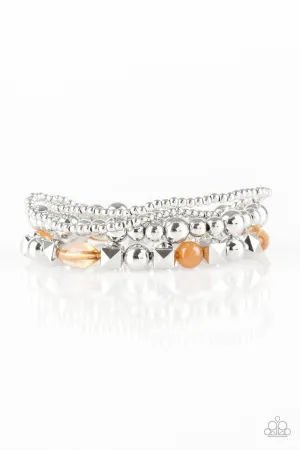 Paparazzi Babe-alicious - Brown Bracelet