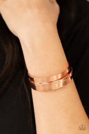 Paparazzi Bracelet ~ A HAUTE Number - Copper