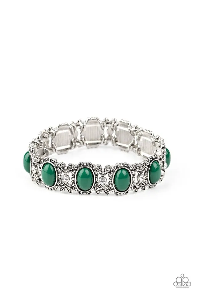 Paparazzi Bracelet ~ A Piece of Cake - Green