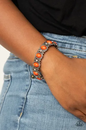 Paparazzi Bracelet ~ A Piece of Cake - Orange