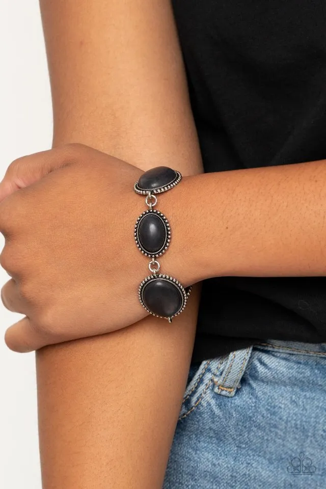Paparazzi Bracelet ~ River View - Black