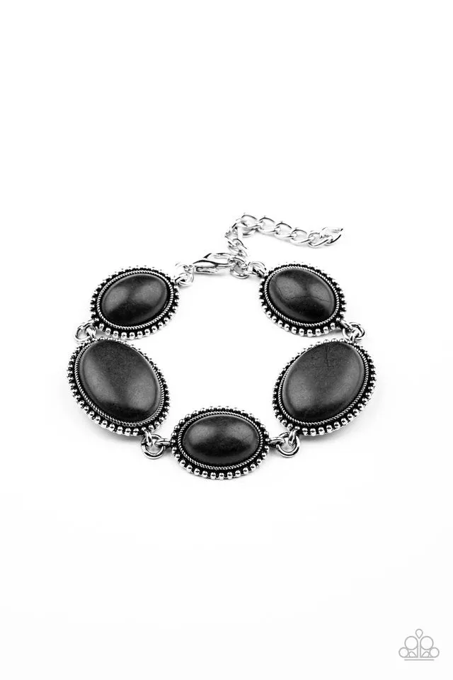 Paparazzi Bracelet ~ River View - Black