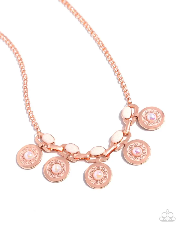 Paparazzi Necklace ~ Alluring Ambience - Copper