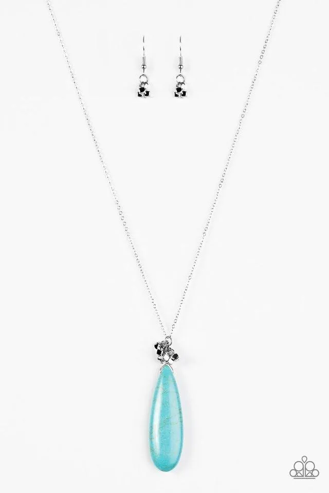 Paparazzi Necklace - Canyon Craze - Blue
