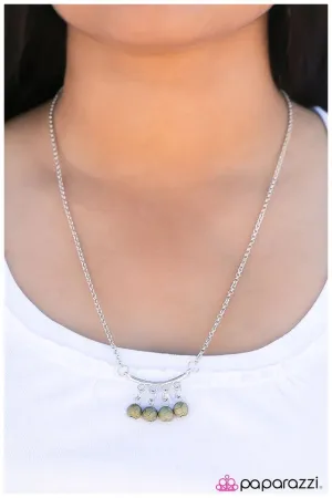 Paparazzi Necklace ~ The Last Ride - Green