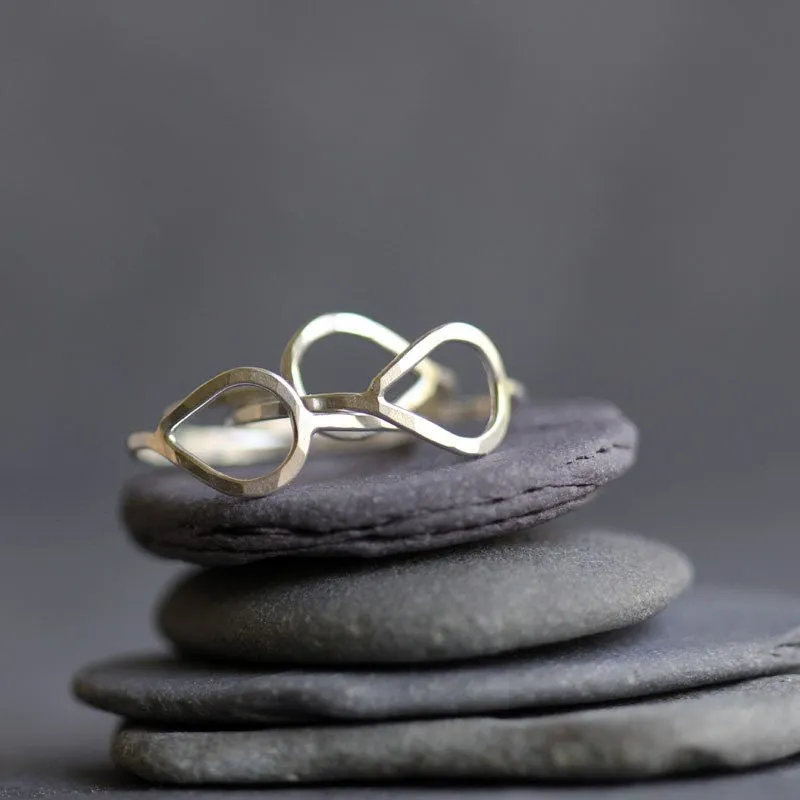 Petal Stacking Rings - Set of 3