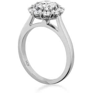 PLAT 0.4ct Beloved Open Gallery Engagement Ring