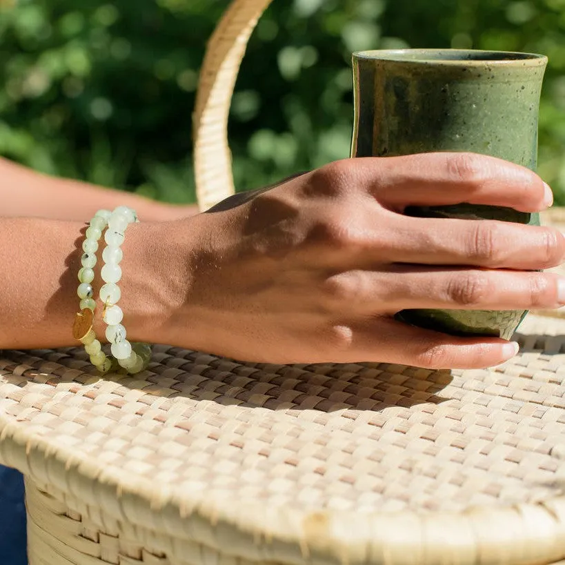 Sea Mist Stone Bracelet Set