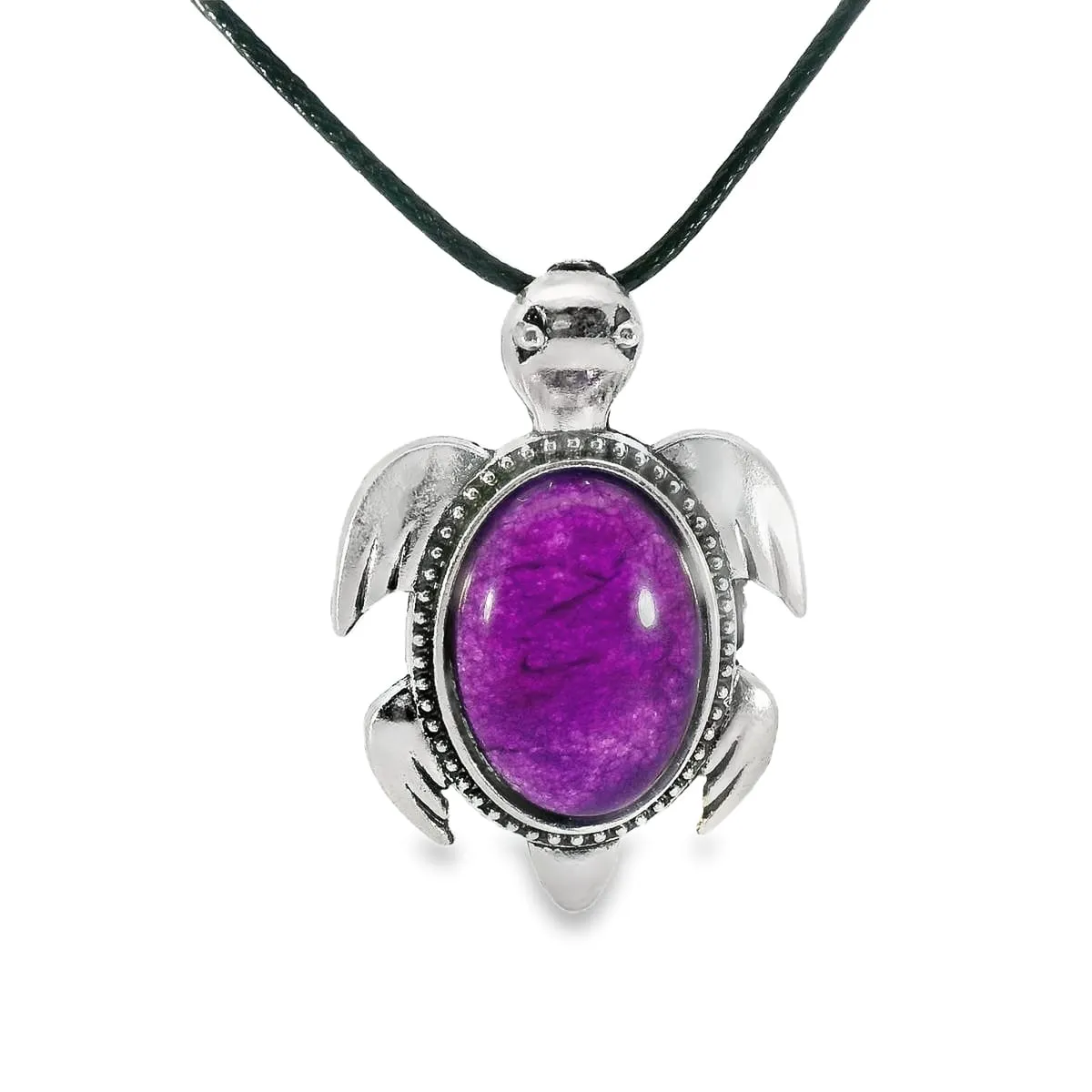Sea Turtle Natural Stone Pendant
