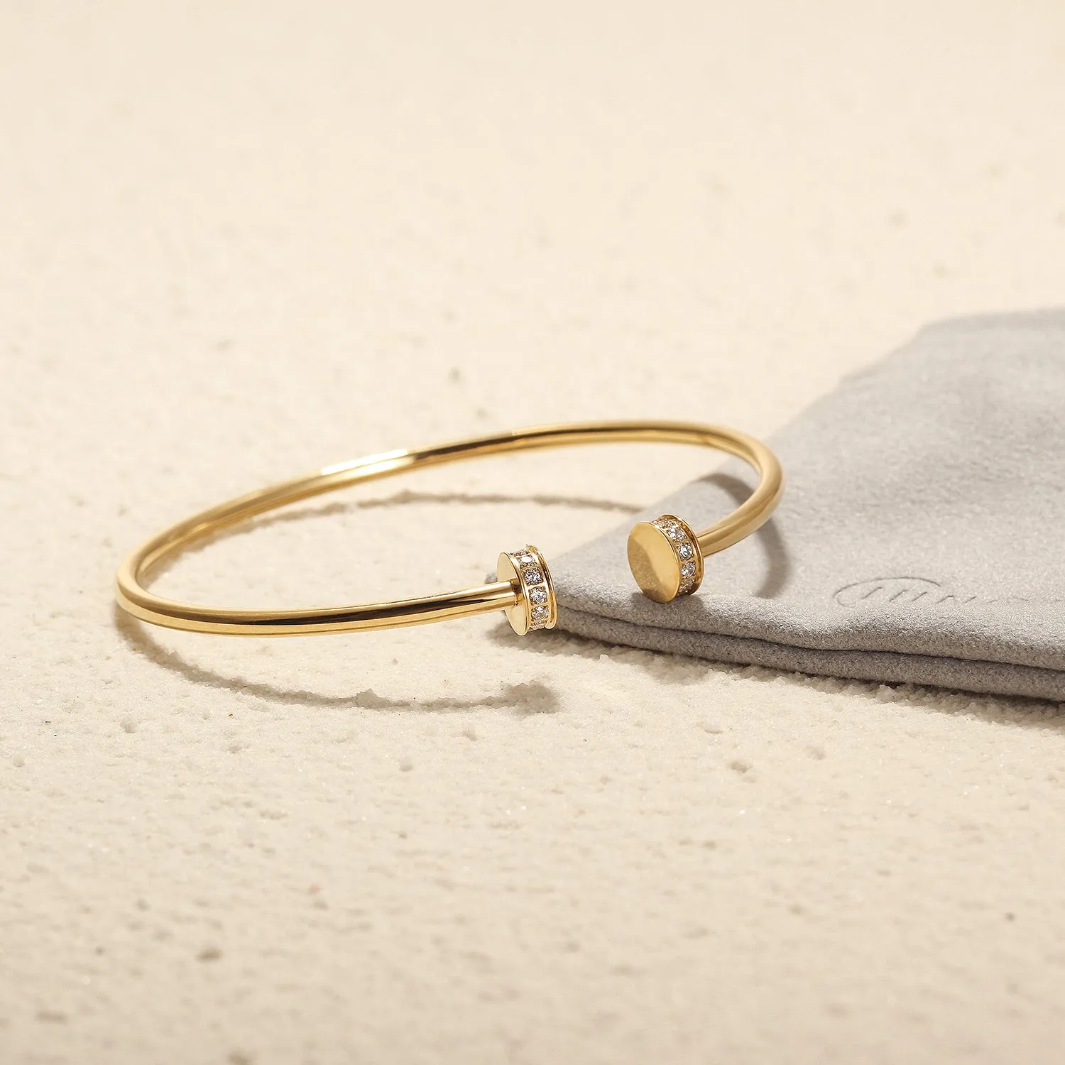 Shiny Button Cuff