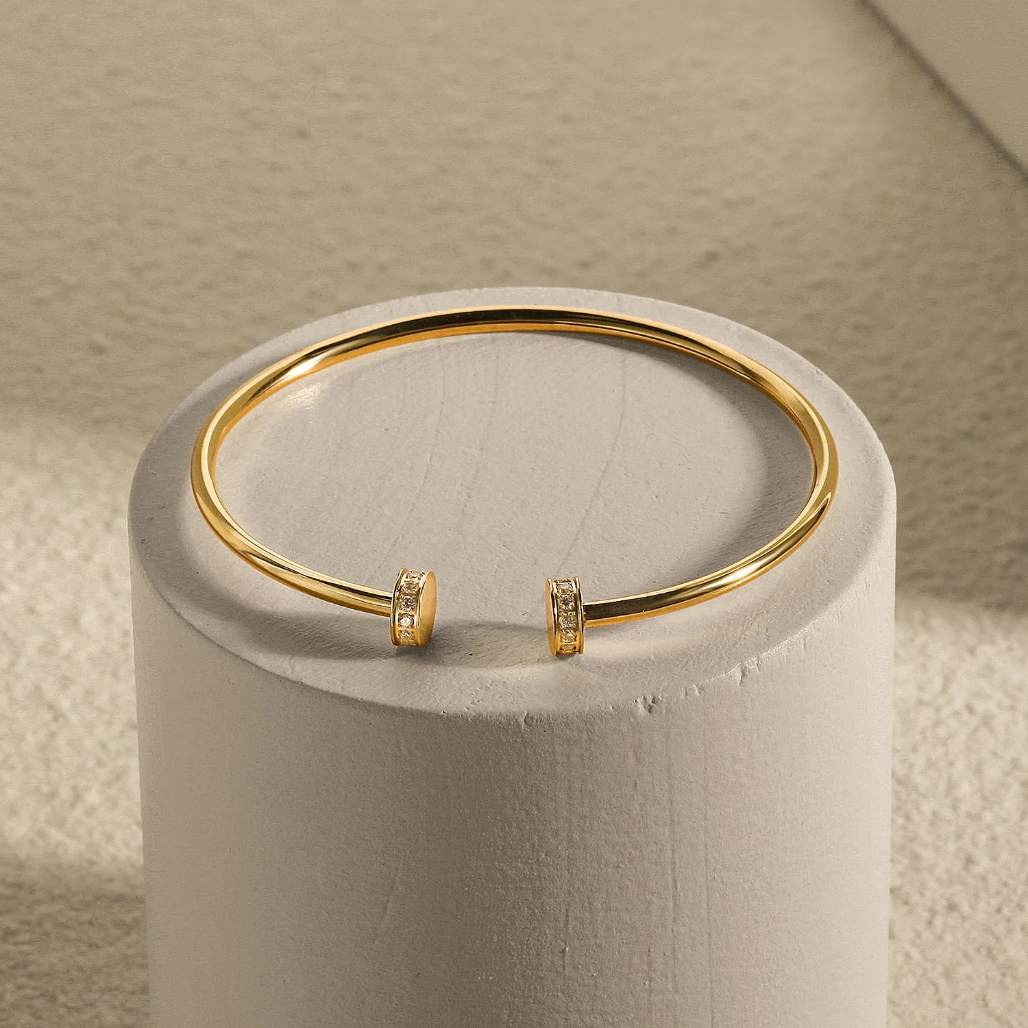 Shiny Button Cuff