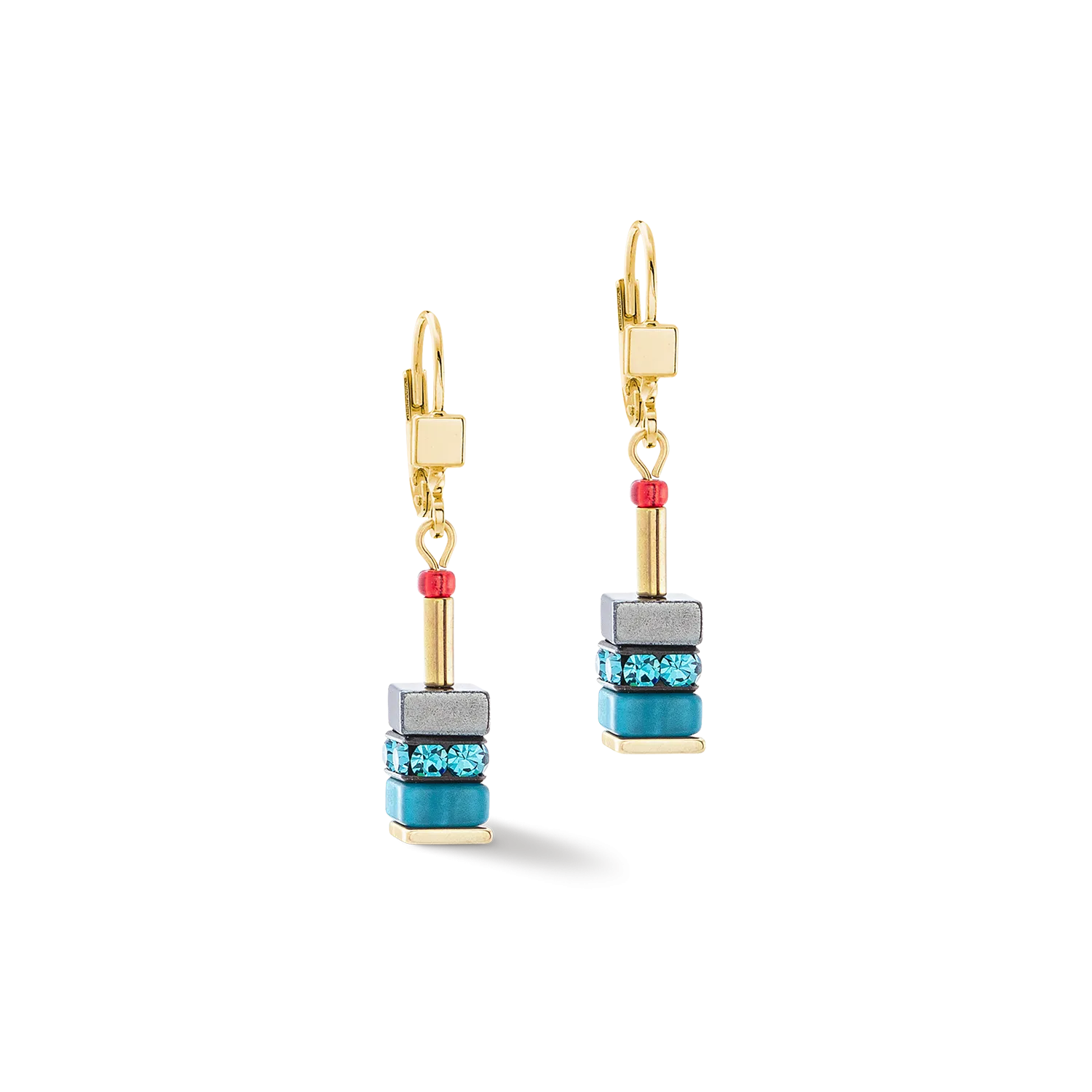 Sparkling Classic Elements earrings gold-energy