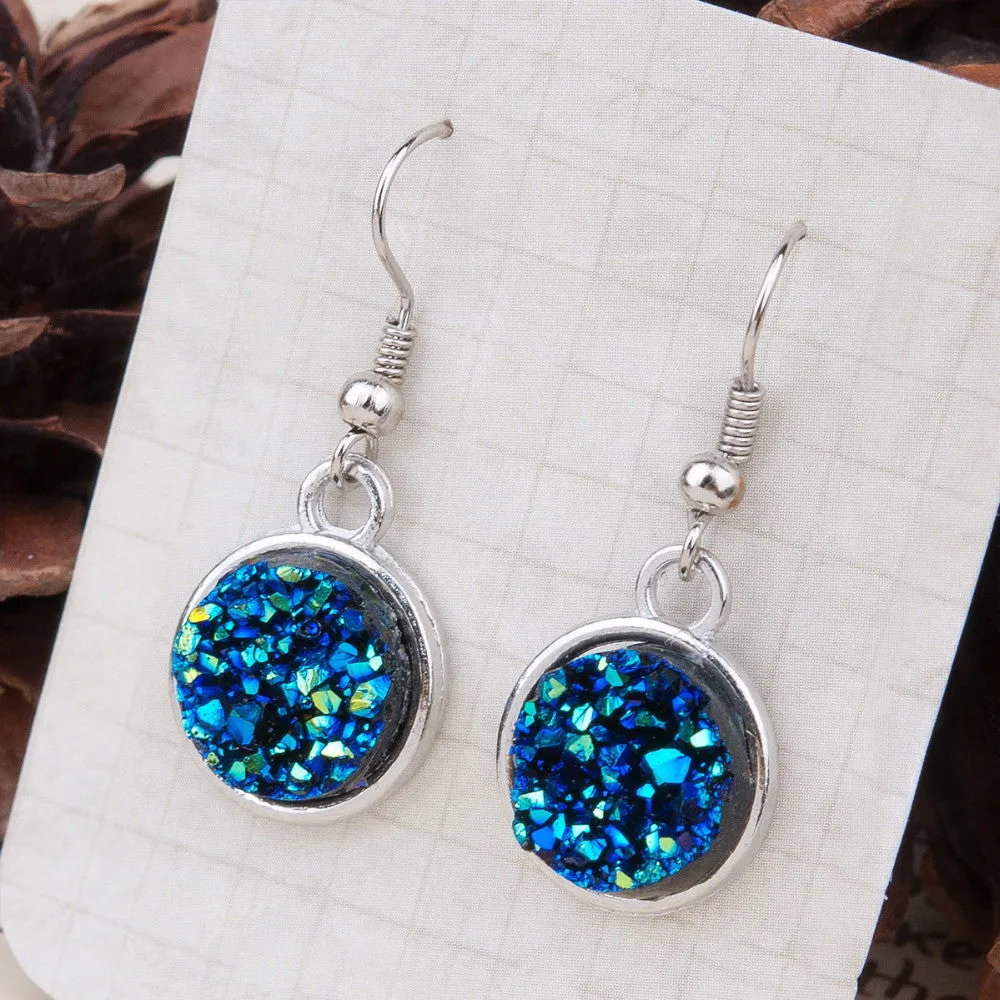 Sparkling Ocean Earrings