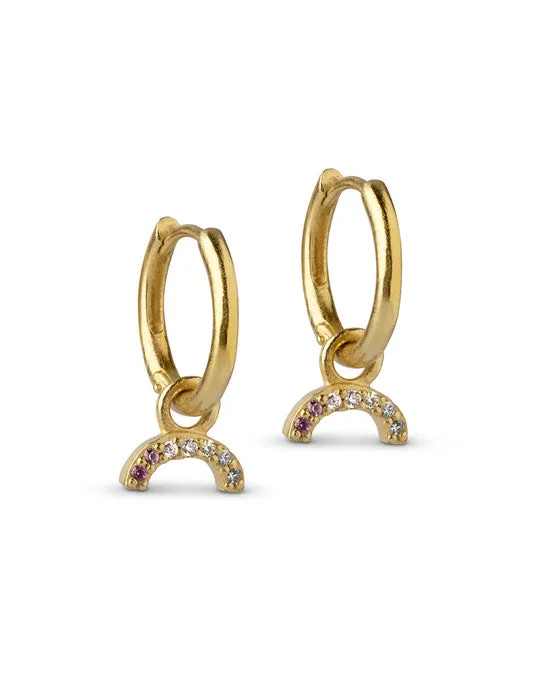 Sparkling Rainbow Hoops