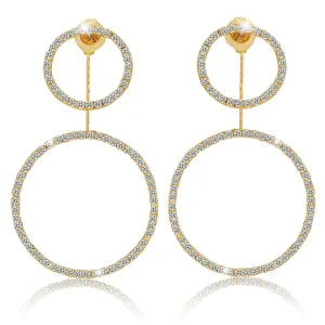Sparkling Round Earrings