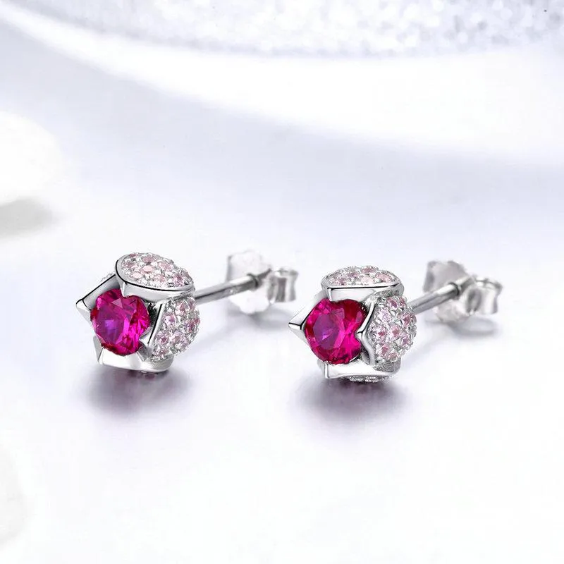 Sparkling Tulip Earrings