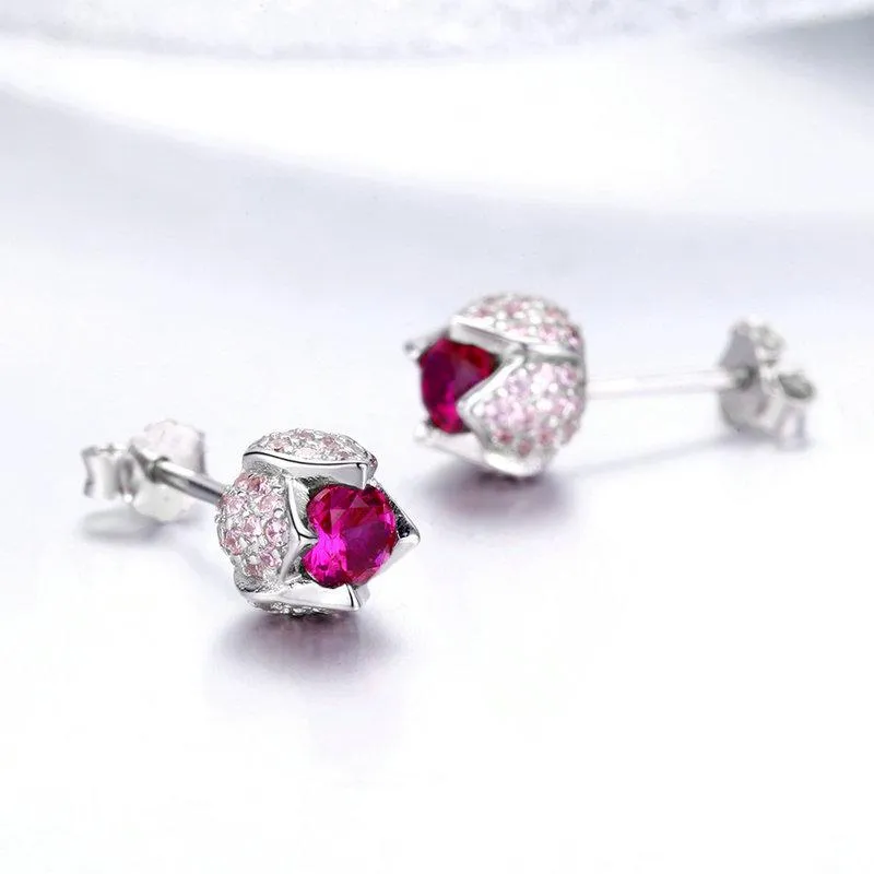 Sparkling Tulip Earrings