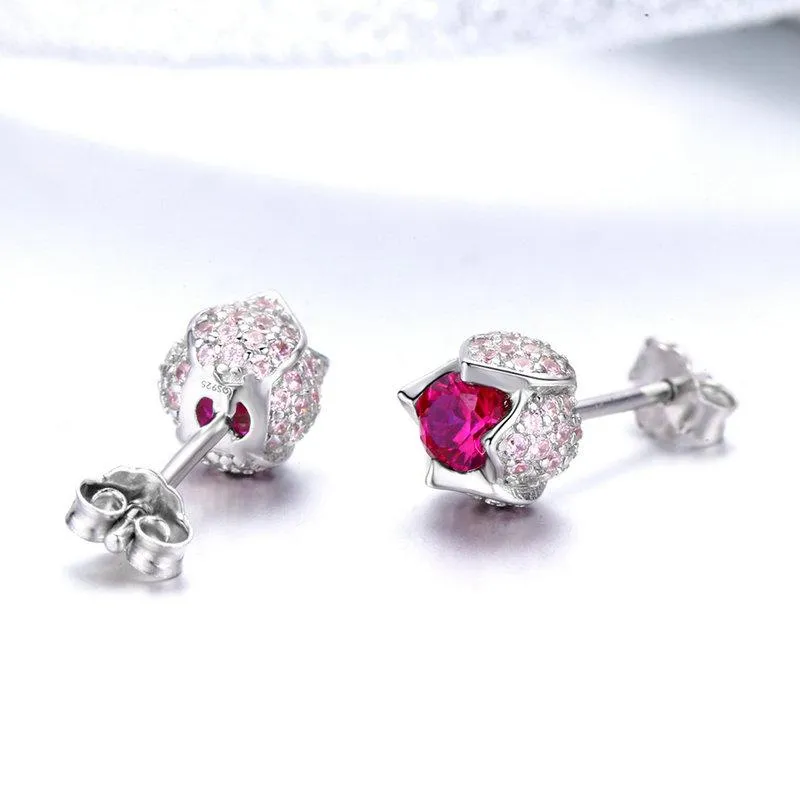 Sparkling Tulip Earrings