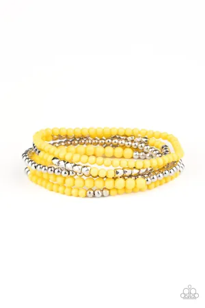 Stacked Showcase - Yellow Bracelet