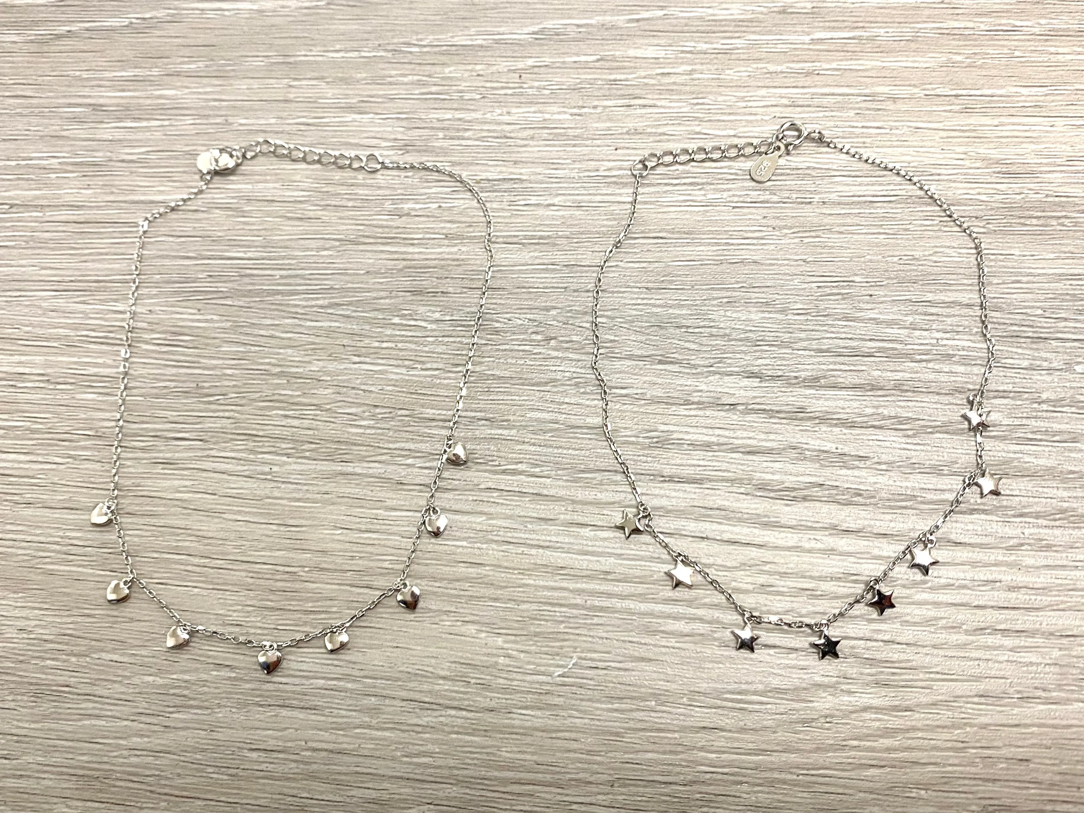 STERLING SILVER ANKLETTES