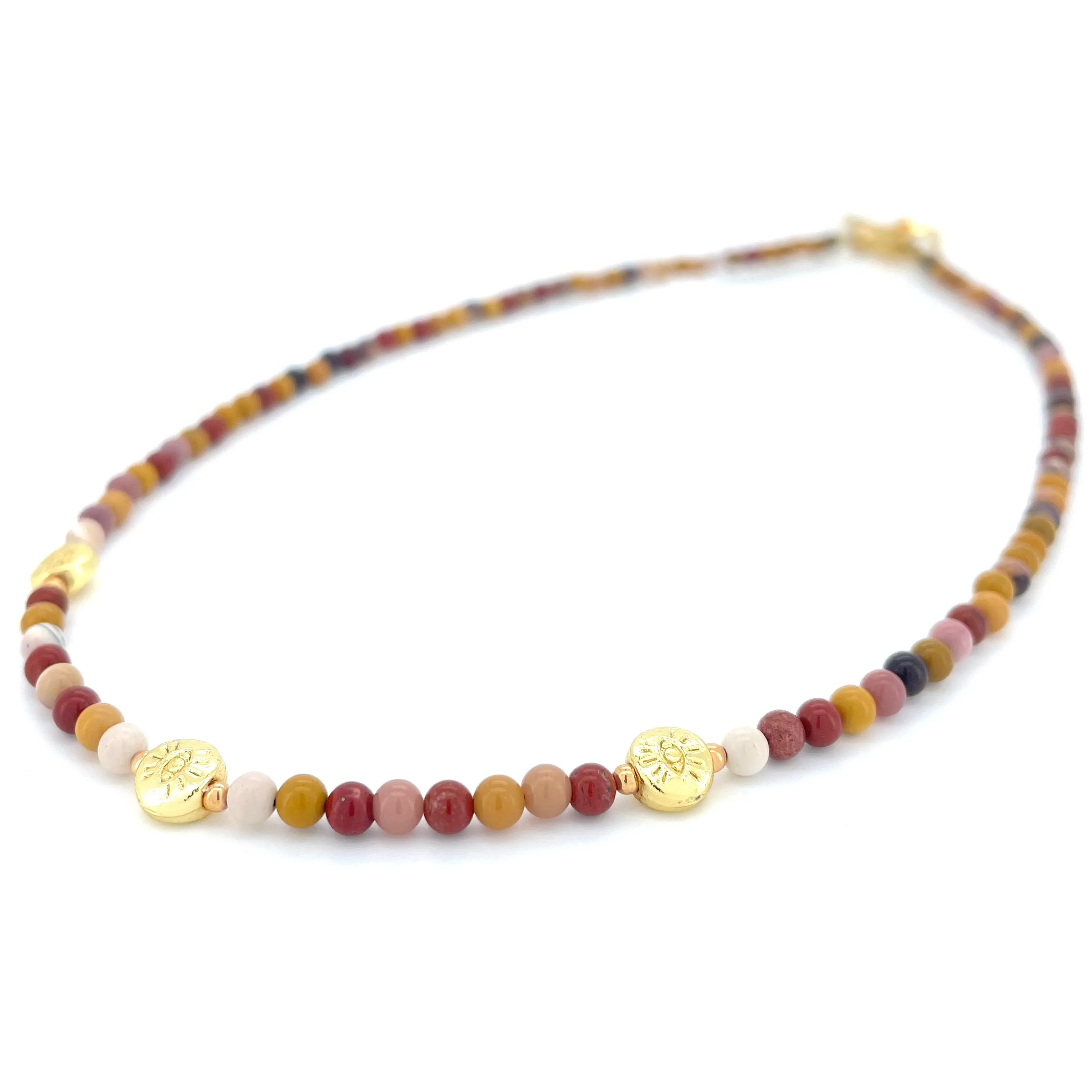 THE DAINTY- EYES- Mookaite- NECKLACE