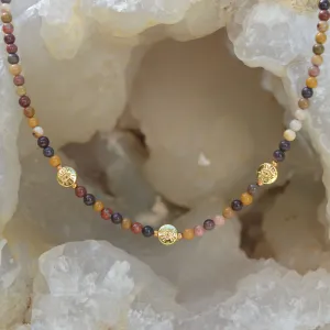 THE DAINTY- EYES- Mookaite- NECKLACE