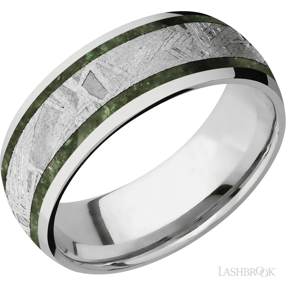 Titanium with Polish Finish - 8MM