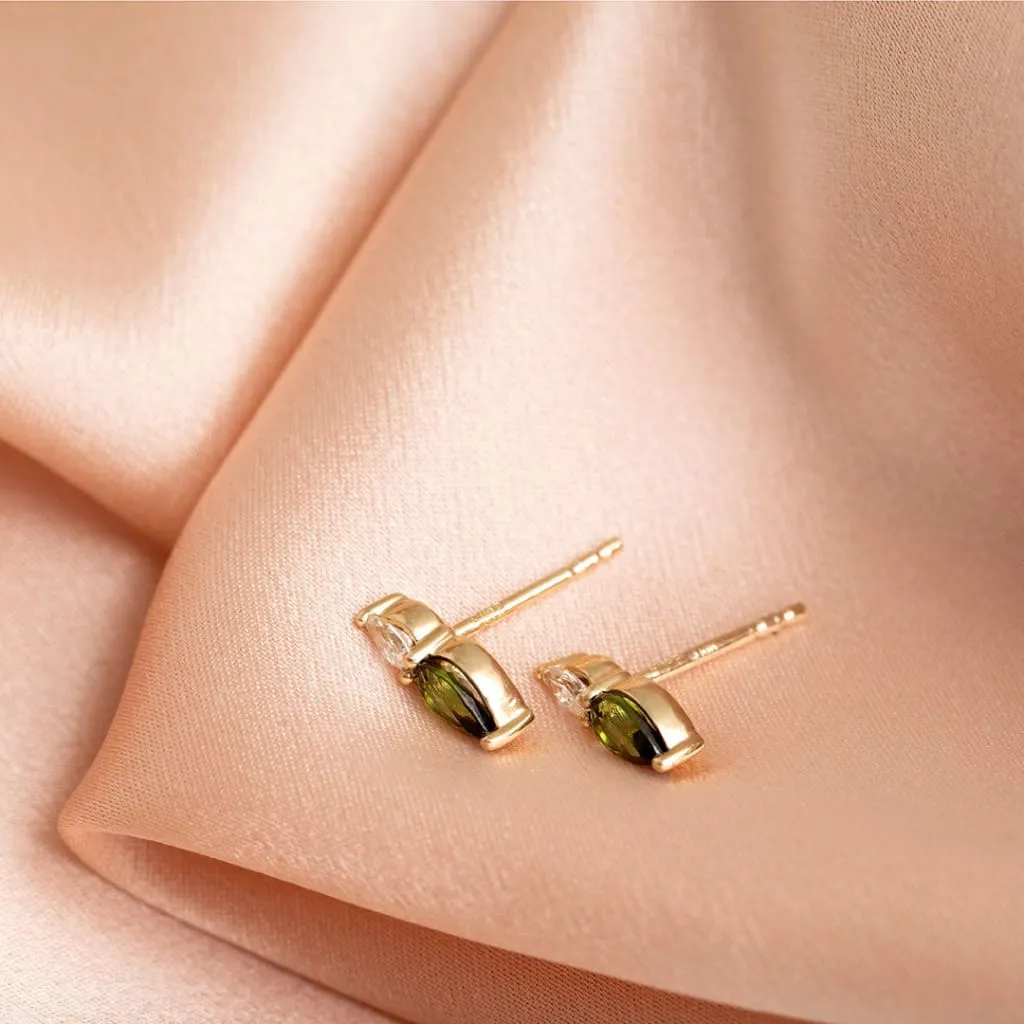 Tourmaline Earrings | 10ct Gold