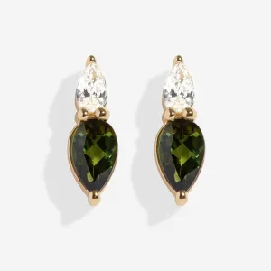 Tourmaline Earrings | 10ct Gold