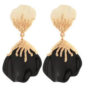 Two Petal Dangle Earrings