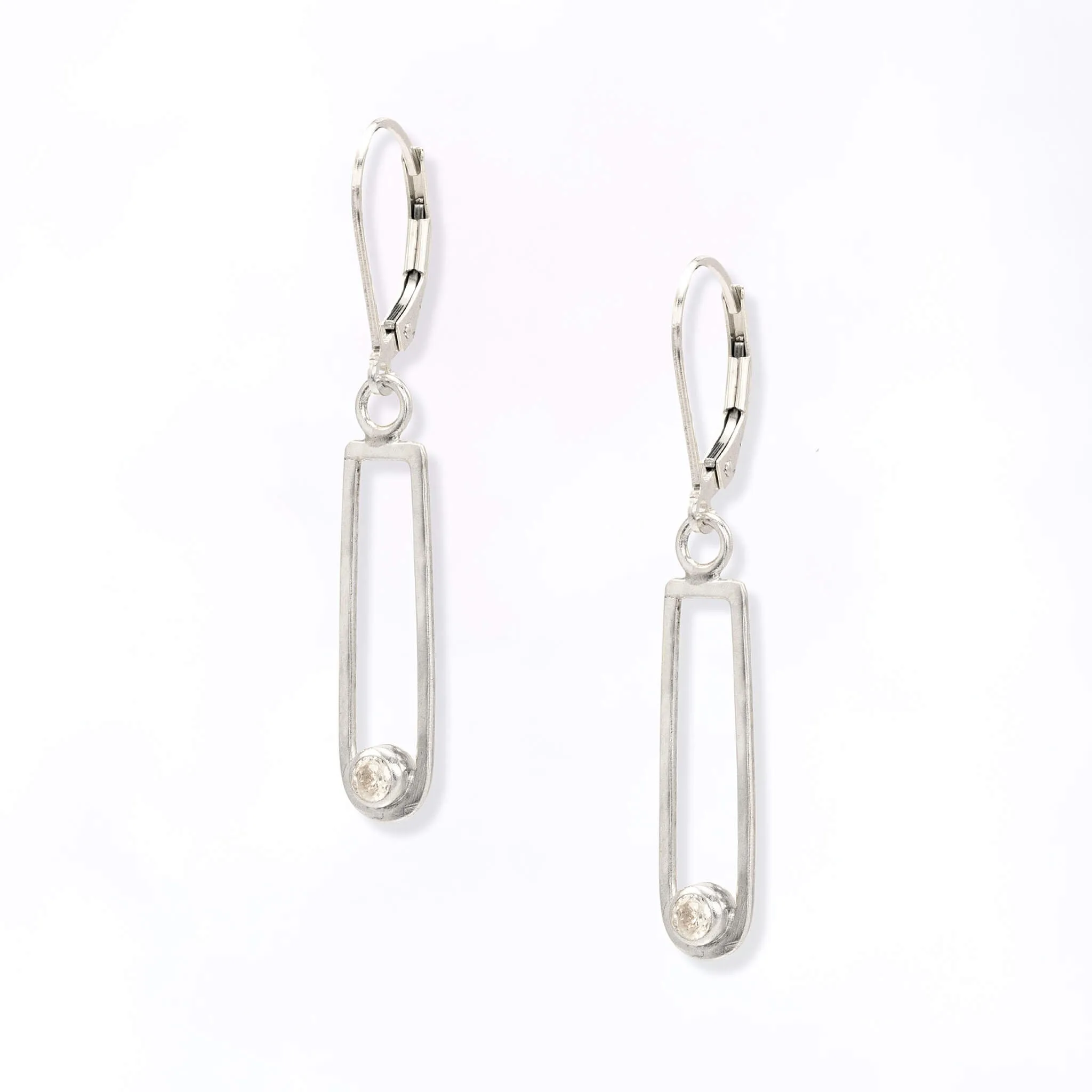 U-Shaped Drop Earrings